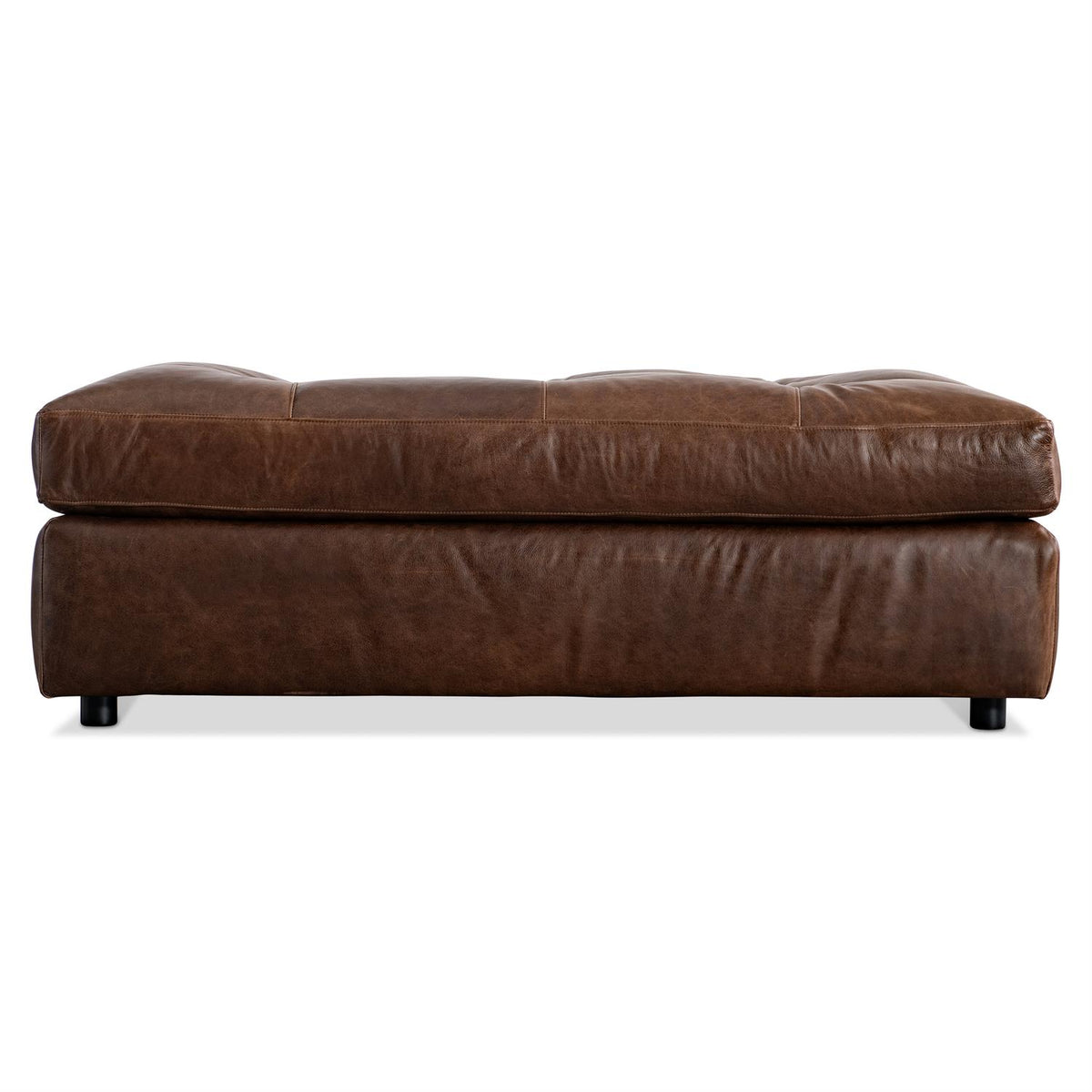 Nest Leather Ottoman (3300LO) by Bernhardt