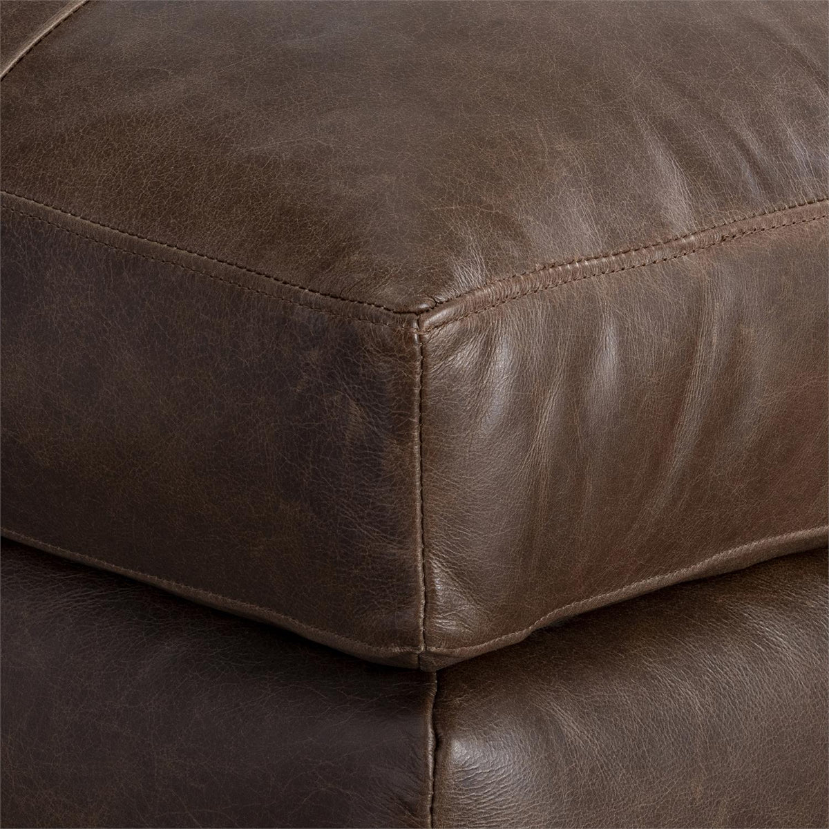 Nest Leather Ottoman (3300LO) by Bernhardt