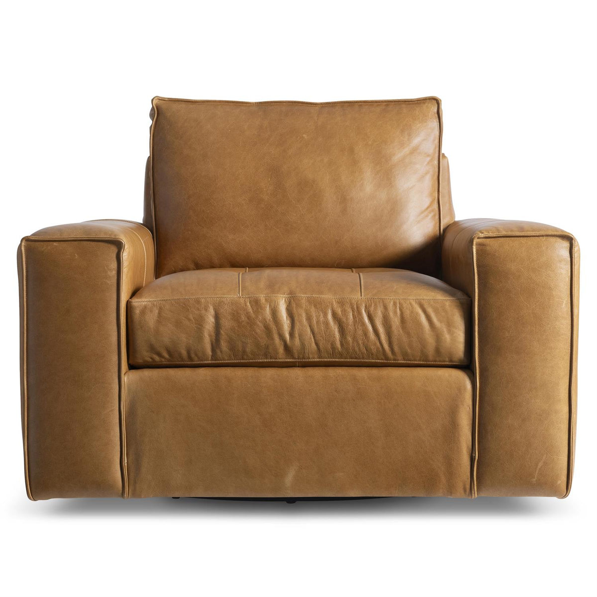 Nest Leather Swivel Chair (332SLO) by Bernhardt