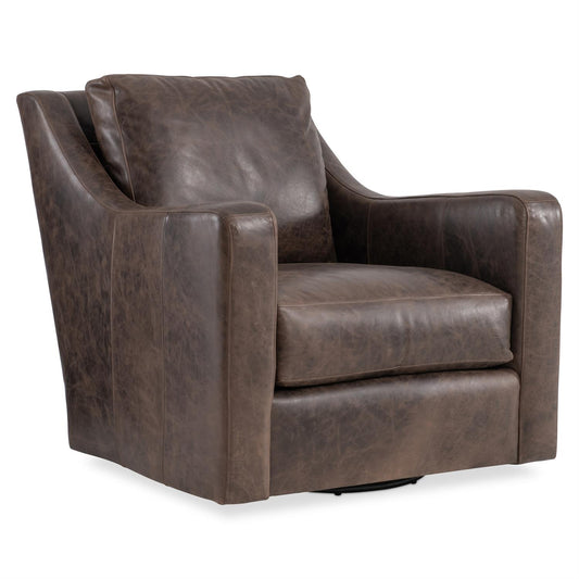 Ventura Leather Swivel Chair (352SLO) by Bernhardt