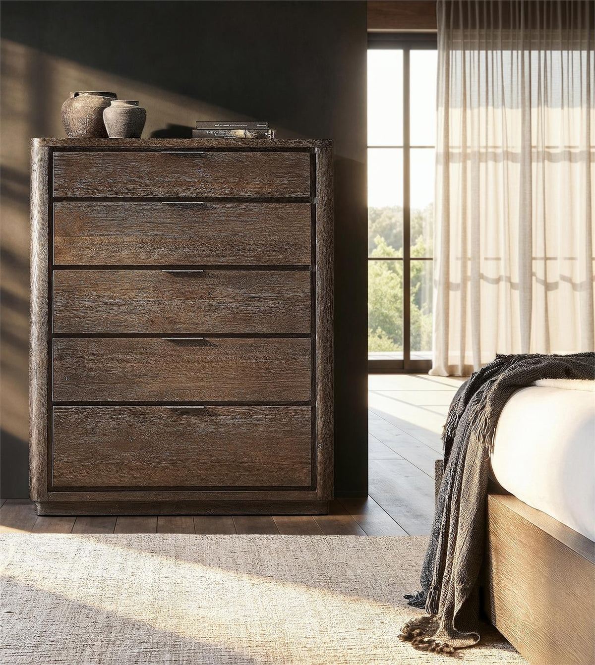 Outline Tall Drawer Chest by Bernhardt