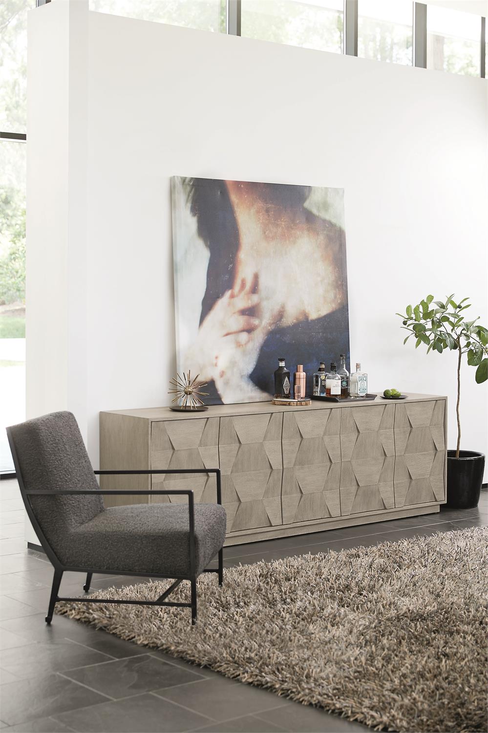 Linea Entertainment Credenza (384870G) by Bernhardt