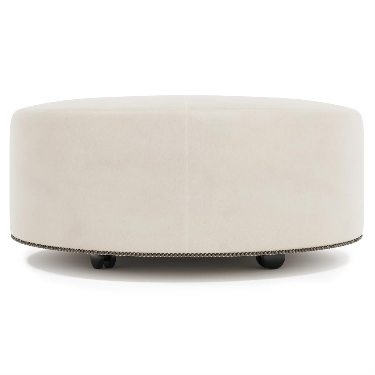 Lolo Leather Ottoman (3900L) by Bernhardt