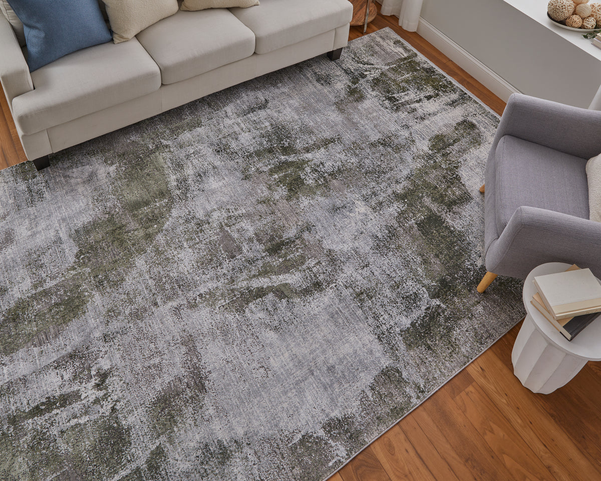 Cadiz 39N5F Green/Ivory Rug by Feizy