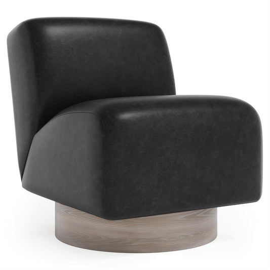 Marley Leather Swivel Chair (4713SLQ) by Bernhardt