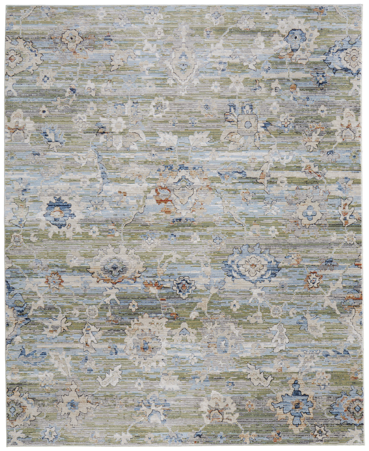 Melrose 39P3F Green/Ivory Rug by Feizy