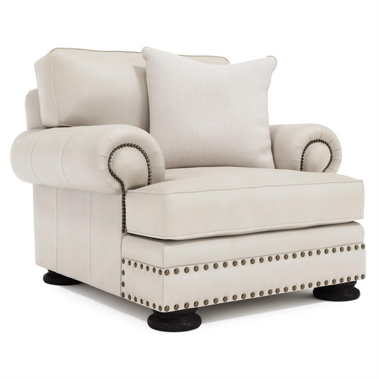 Foster Leather Chair (5372L) by Bernhardt