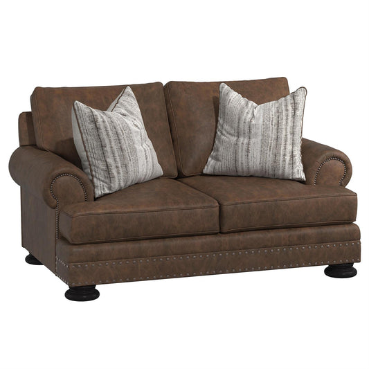 Foster Leather Loveseat (5375LMO) by Bernhardt