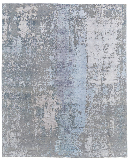 Lor 69F0F Blue/Silver Rug by Feizy