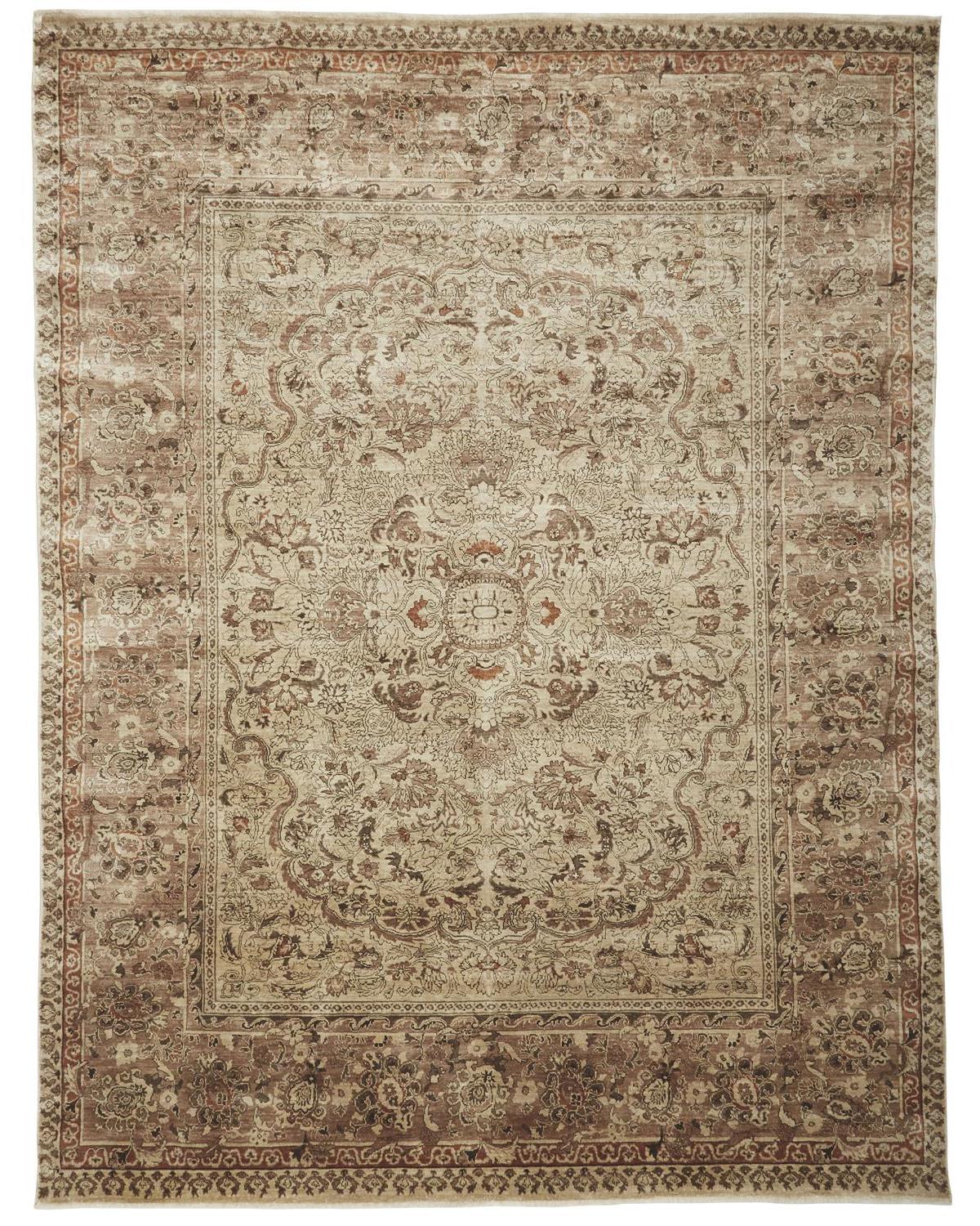 Ouray 6131F Ivory/Rust Rug by Feizy