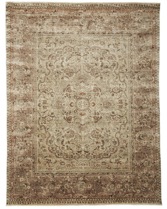 Ouray 6131F Ivory/Rust Rug by Feizy
