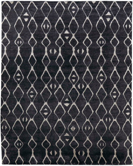Mambasa 7087F Black Rug by Feizy