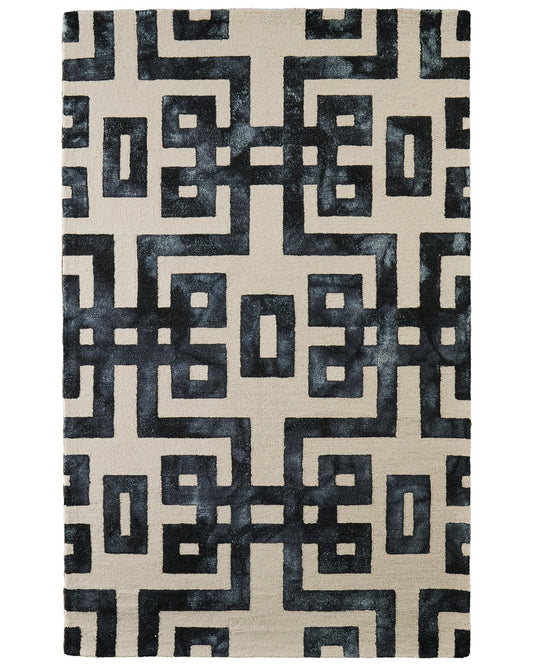 Lorrain 8568F Noir Rug by Feizy