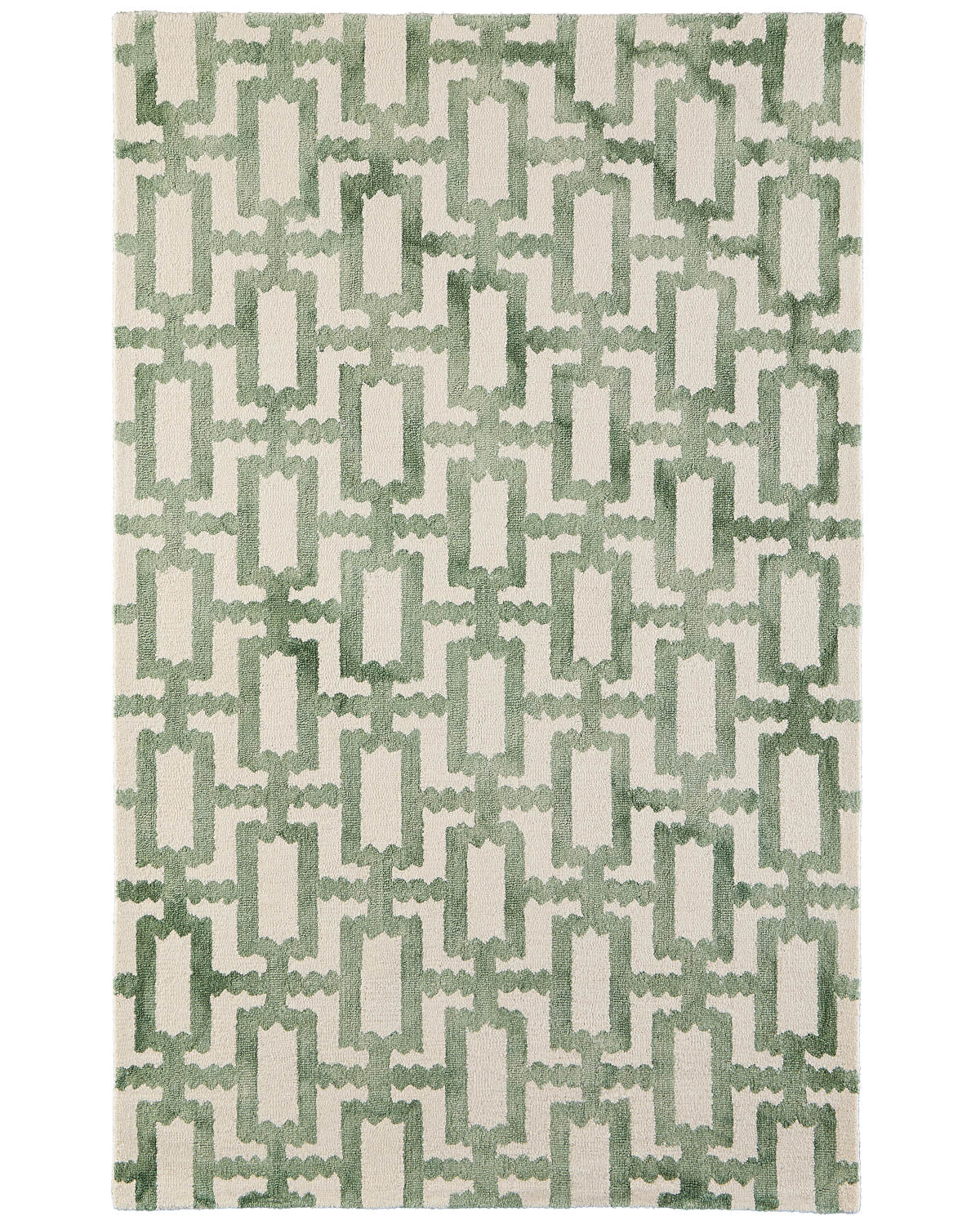 Lorrain 8919F Green/Ivory Rug by Feizy