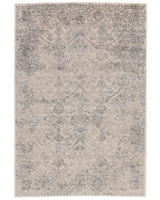 Prasad 3682F Light Gray Rug by Feizy