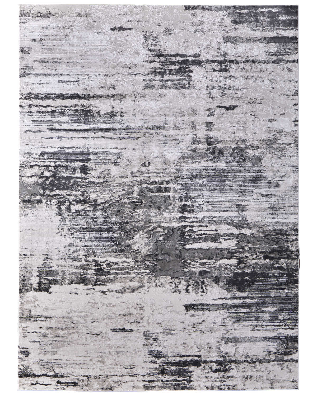Prasad 39N9F Ivory/Charcoal Rug by Feizy