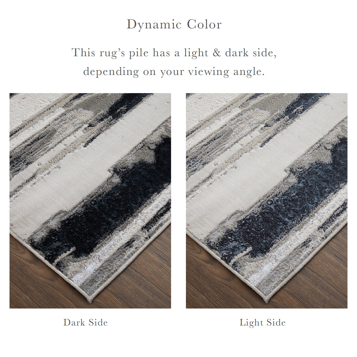 Micah 3049F Silver Rug by Feizy