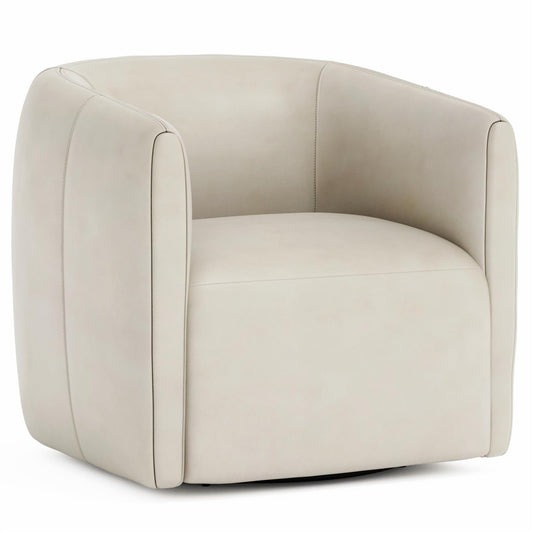 Aline Leather Swivel Chair (6923SL) by Bernhardt