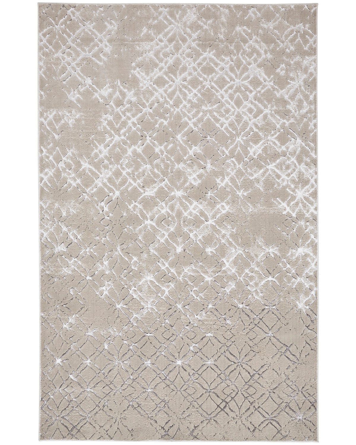 Micah 3047F Beige/Silver Rug by Feizy