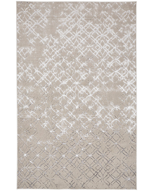 Micah 3047F Beige/Silver Rug by Feizy