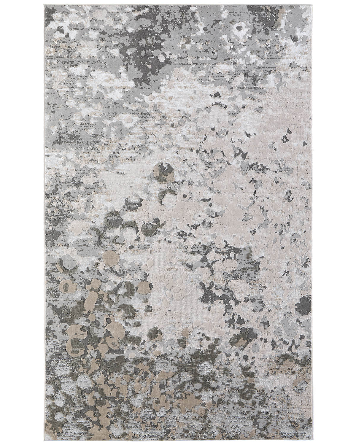 Micah 3336F Silver/Gray Rug by Feizy