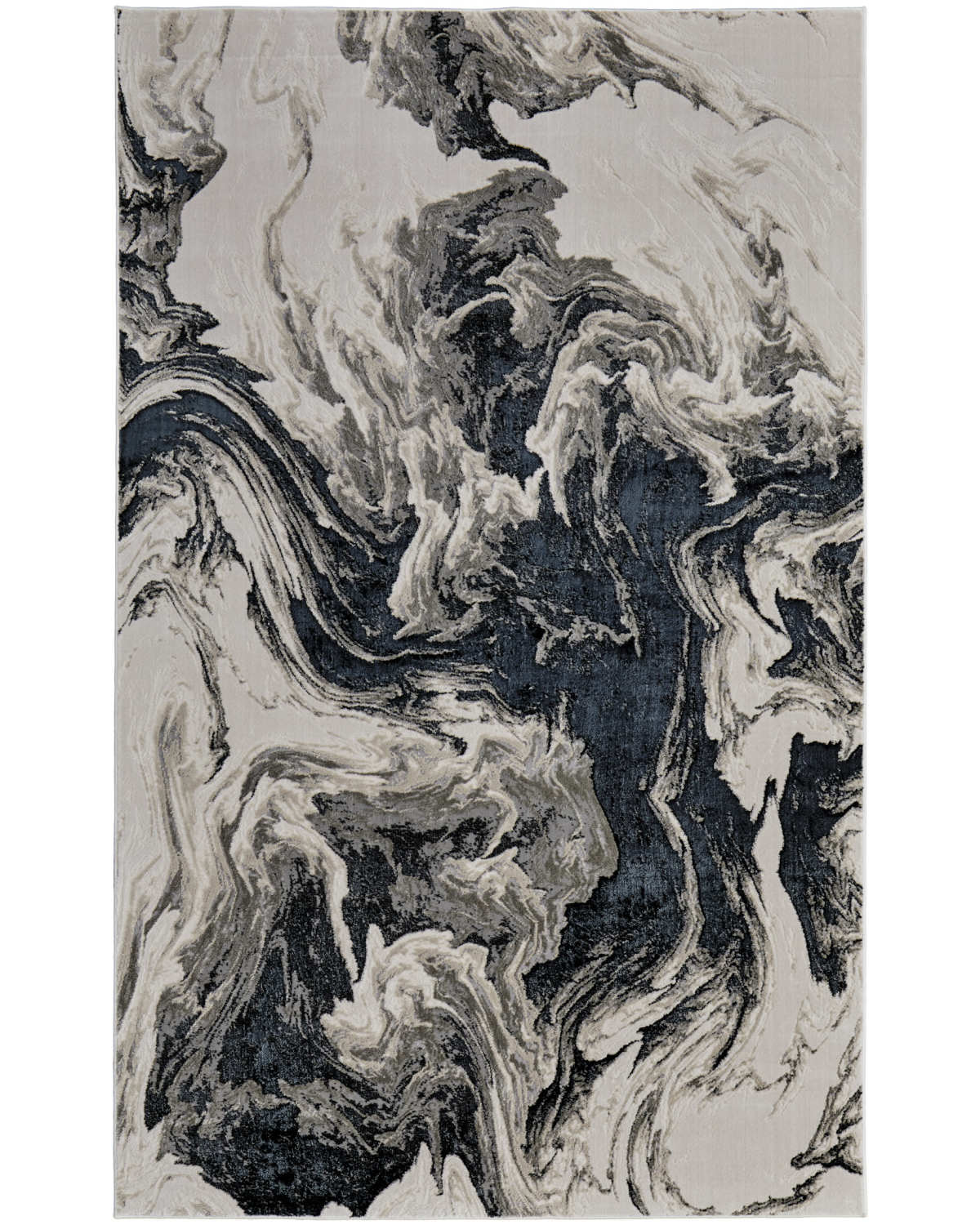 Micah 39LPF Black/Ivory Rug by Feizy