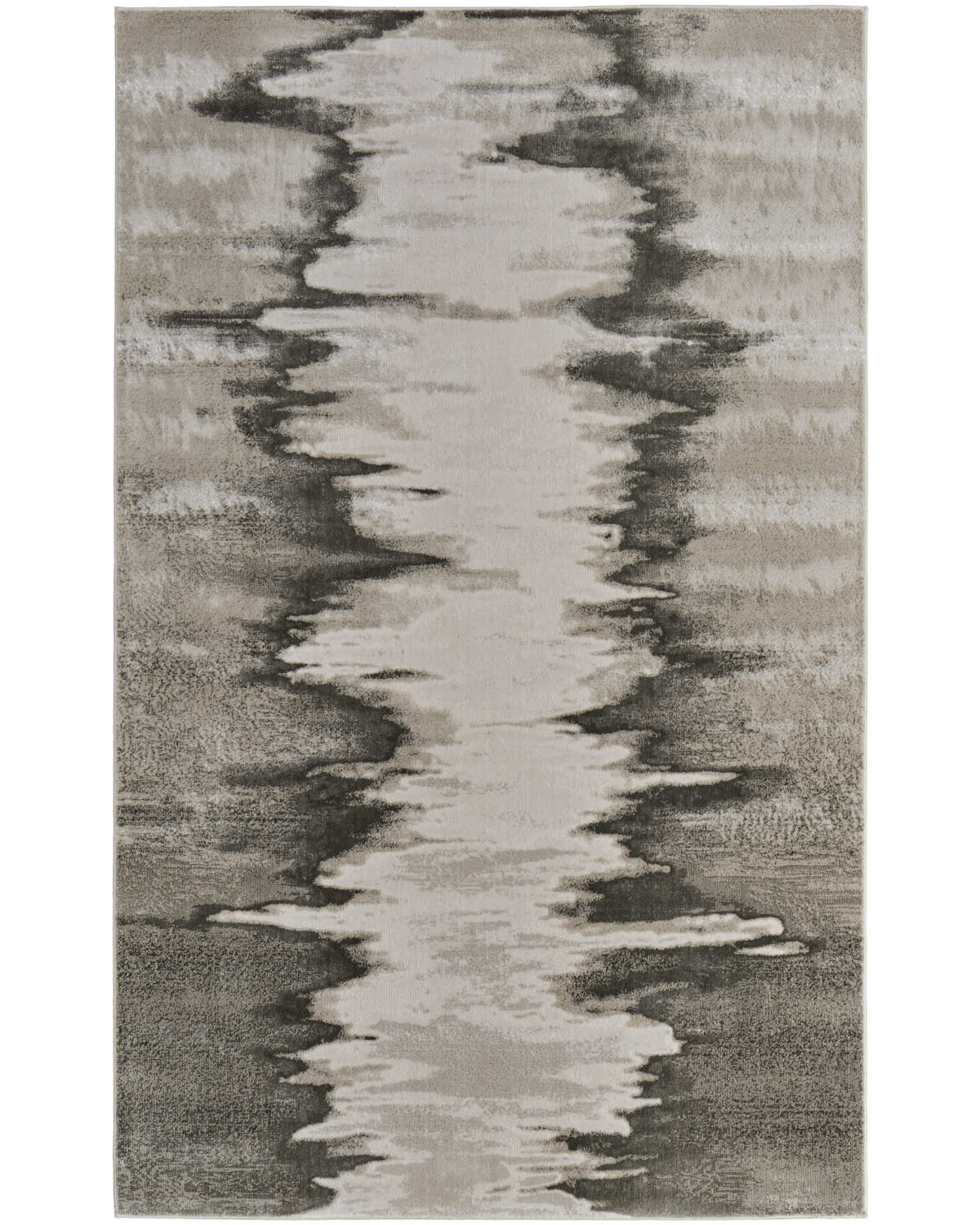 Micah 39LQF Ivory/Silver Rug by Feizy
