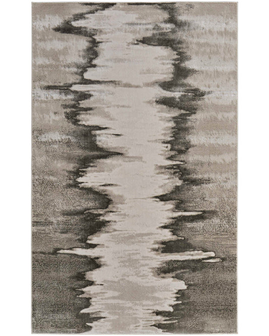 Micah 39LQF Ivory/Silver Rug by Feizy