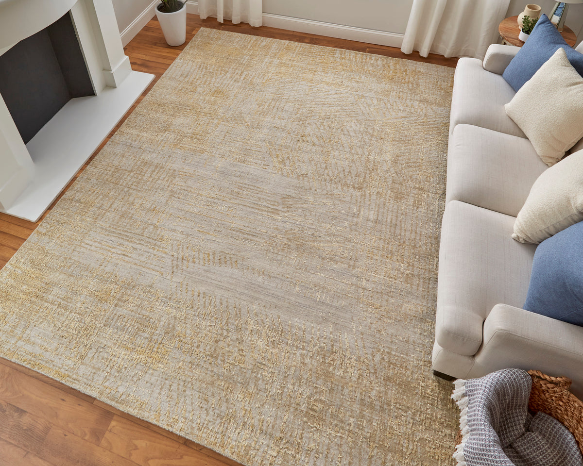 Eastfield 69FRF Gold/Ivory Rug by Feizy