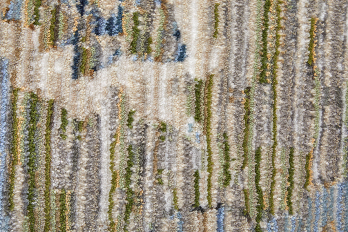Melrose 39P3F Green/Ivory Rug by Feizy