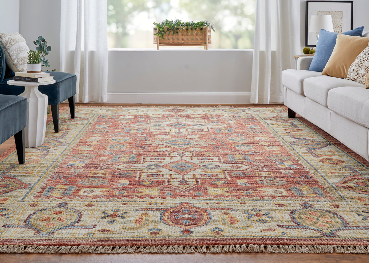 Fillmore 69CKF Rust/Beige Rug by Feizy