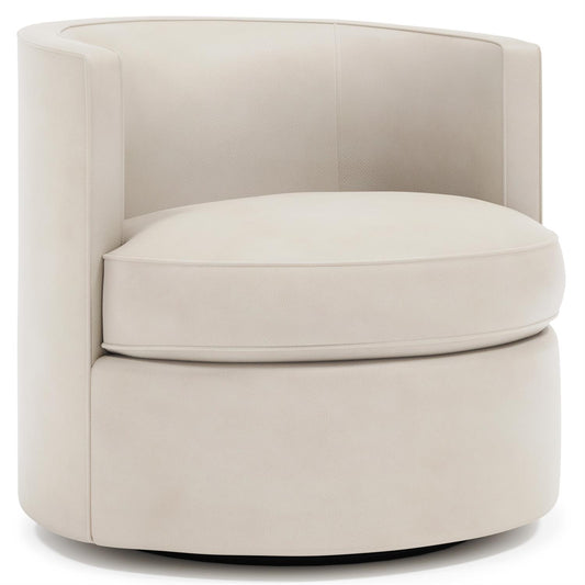 Fleur Leather Swivel Chair by Bernhardt