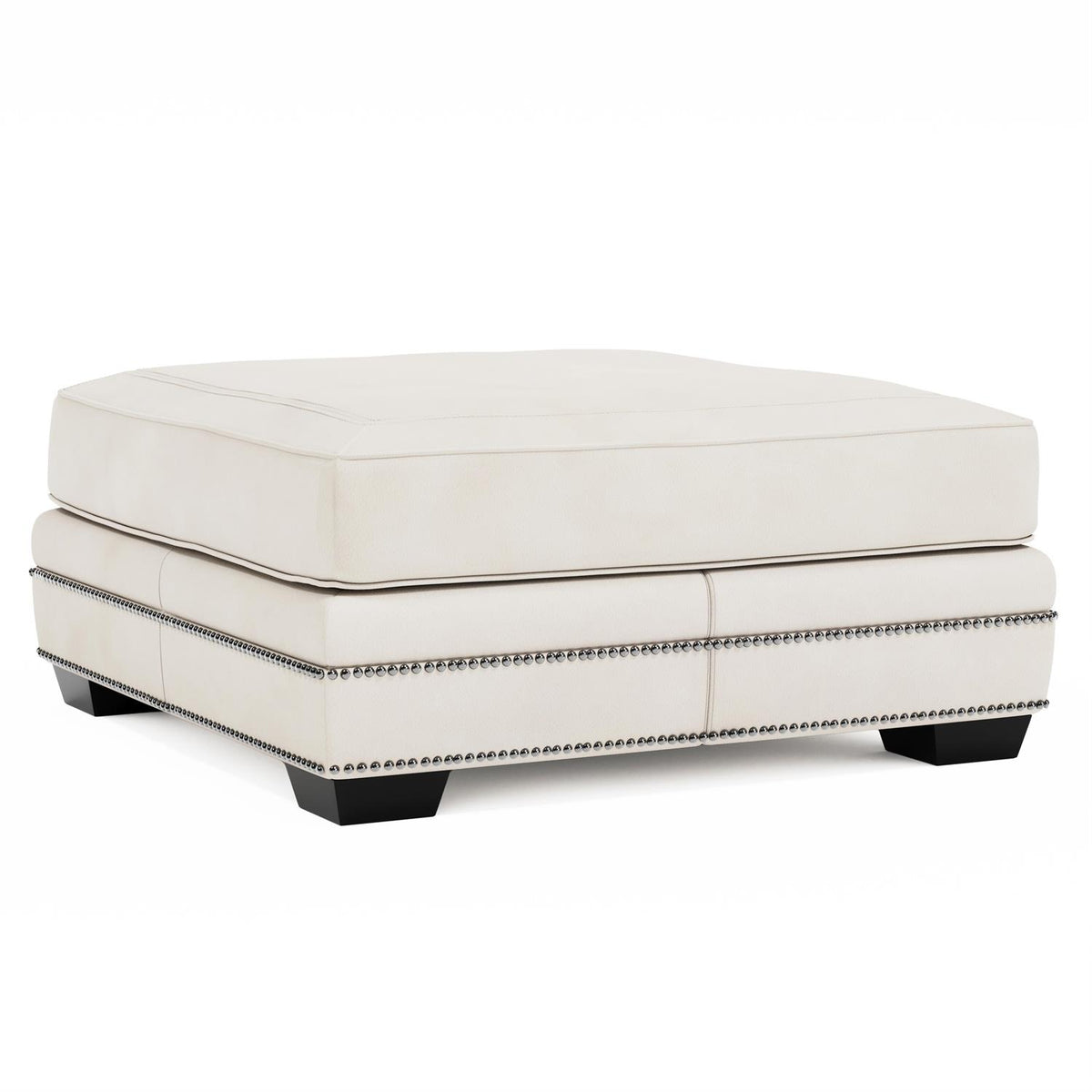 Grandview Leather Ottoman by Bernhardt