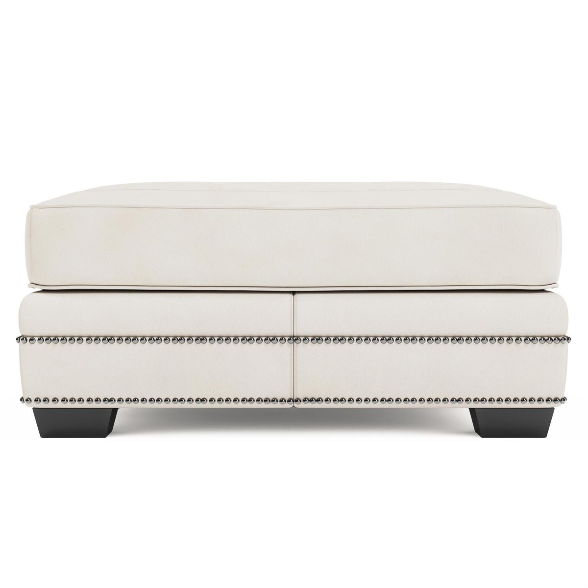 Grandview Leather Ottoman by Bernhardt