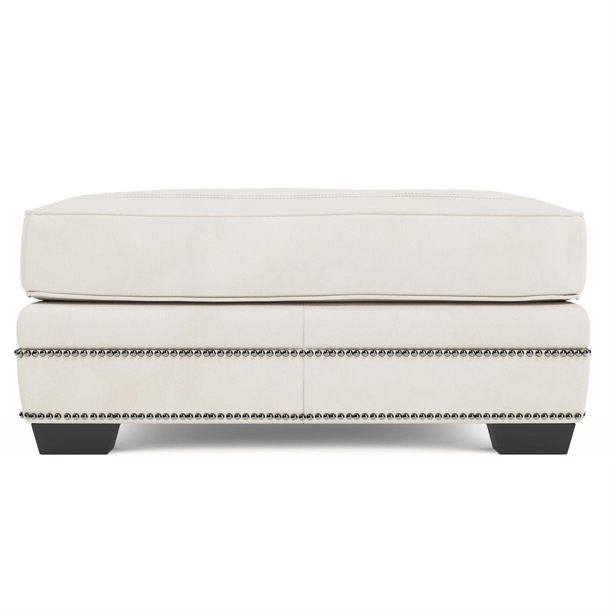Grandview Leather Ottoman by Bernhardt