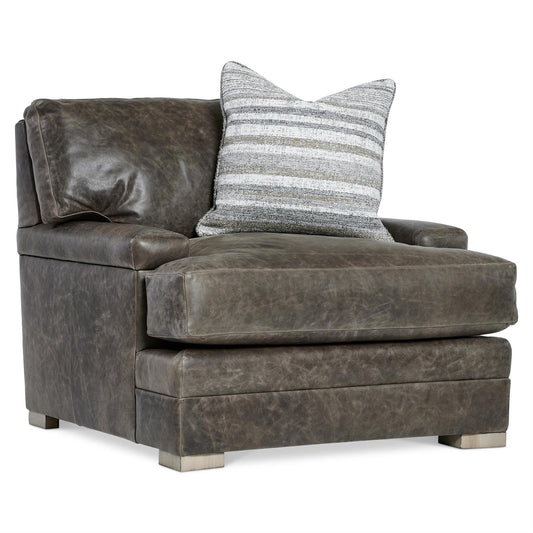 Burnham Leather Chair by Bernhardt