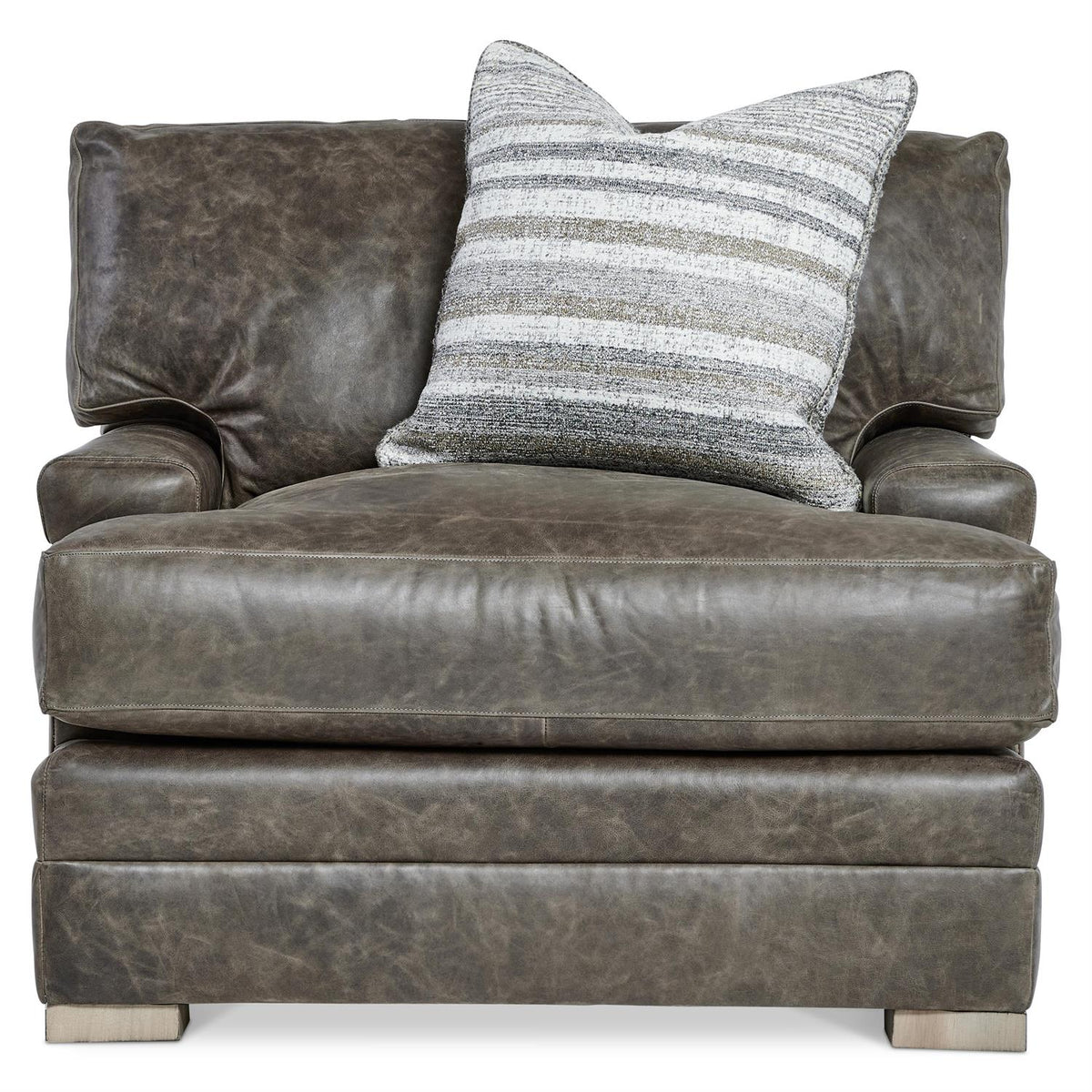 Burnham Leather Chair by Bernhardt