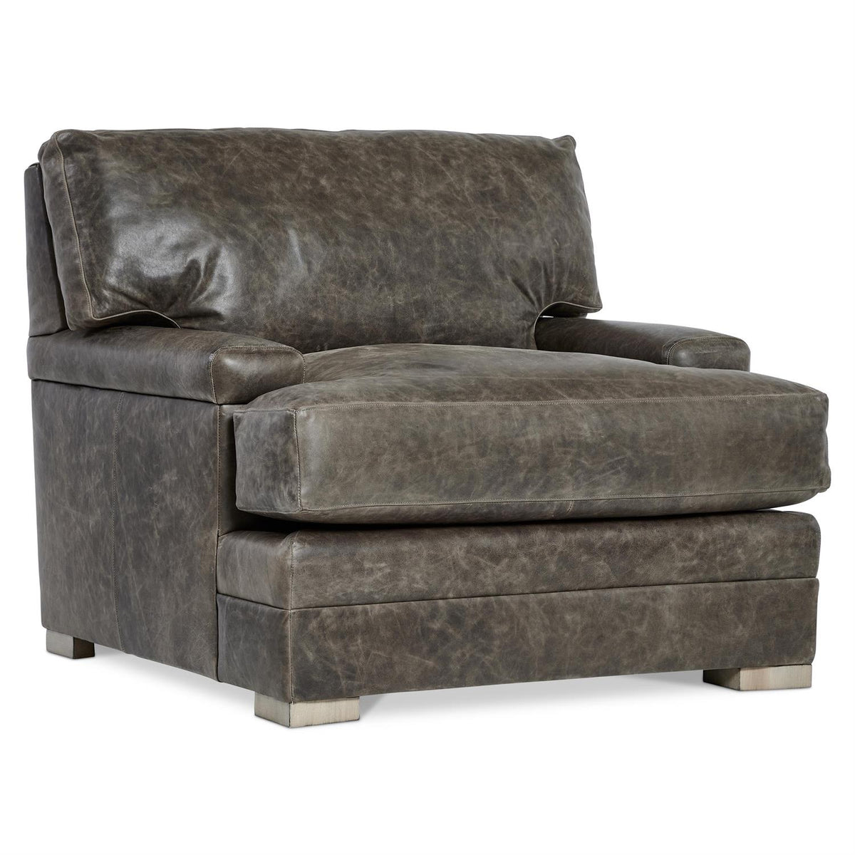 Burnham Leather Chair by Bernhardt