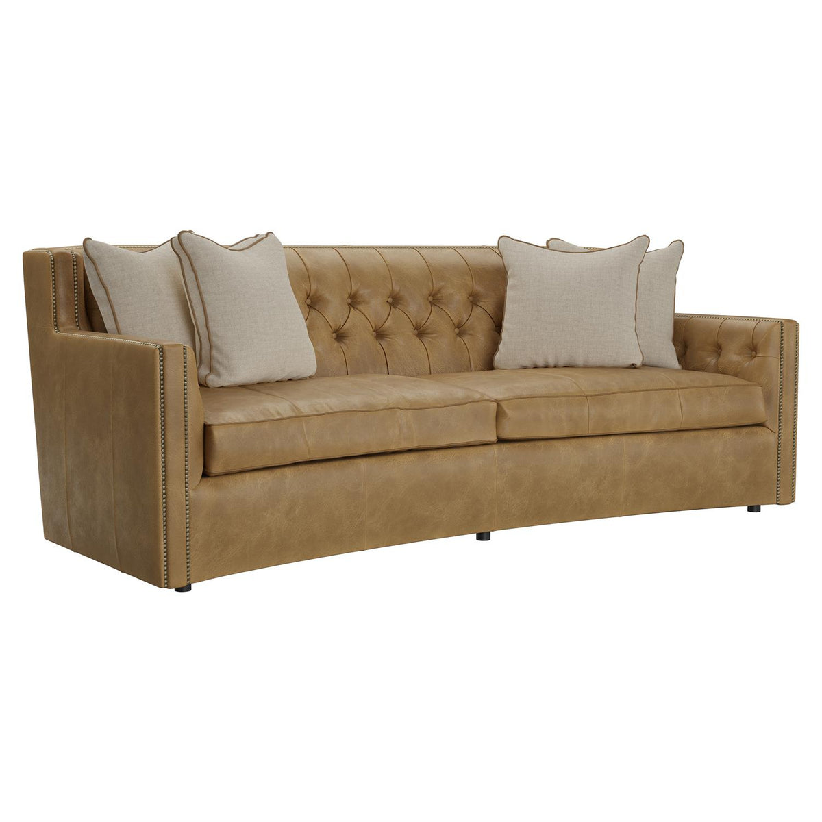 Candace Leather Sofa (7277LFO) by Bernhardt