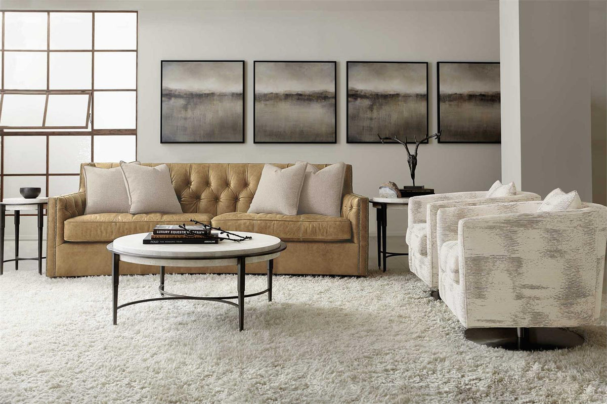 Candace Leather Sofa (7277LFO) by Bernhardt