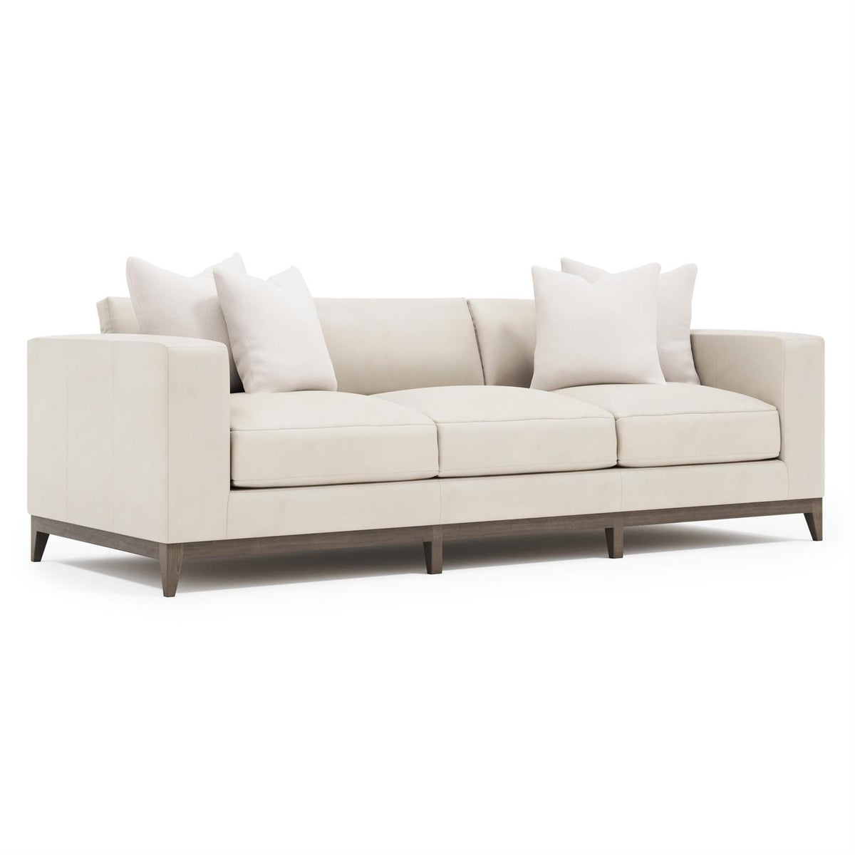 Noel Leather Sofa (7327L) by Bernhardt