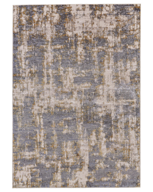 Waldor 3969F Gold/Sterling Rug by Feizy