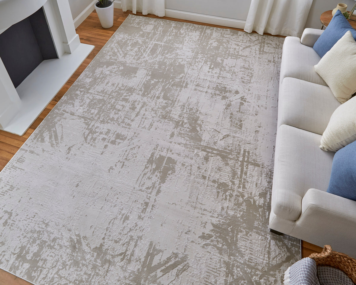 Prasad 39NAF Ivory/Beige Rug by Feizy
