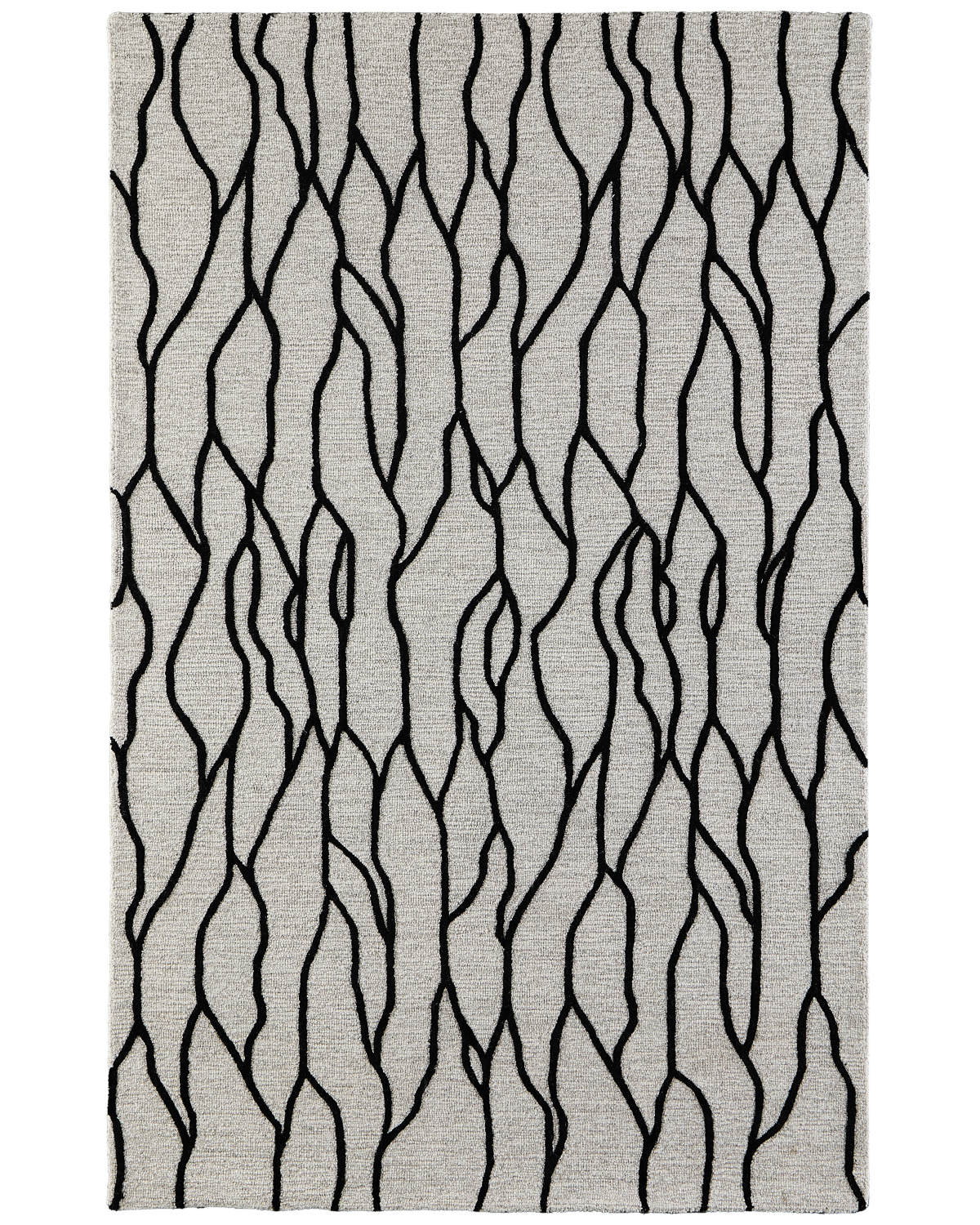 Enzo 8734F Ivory/Gray Rug by Feizy