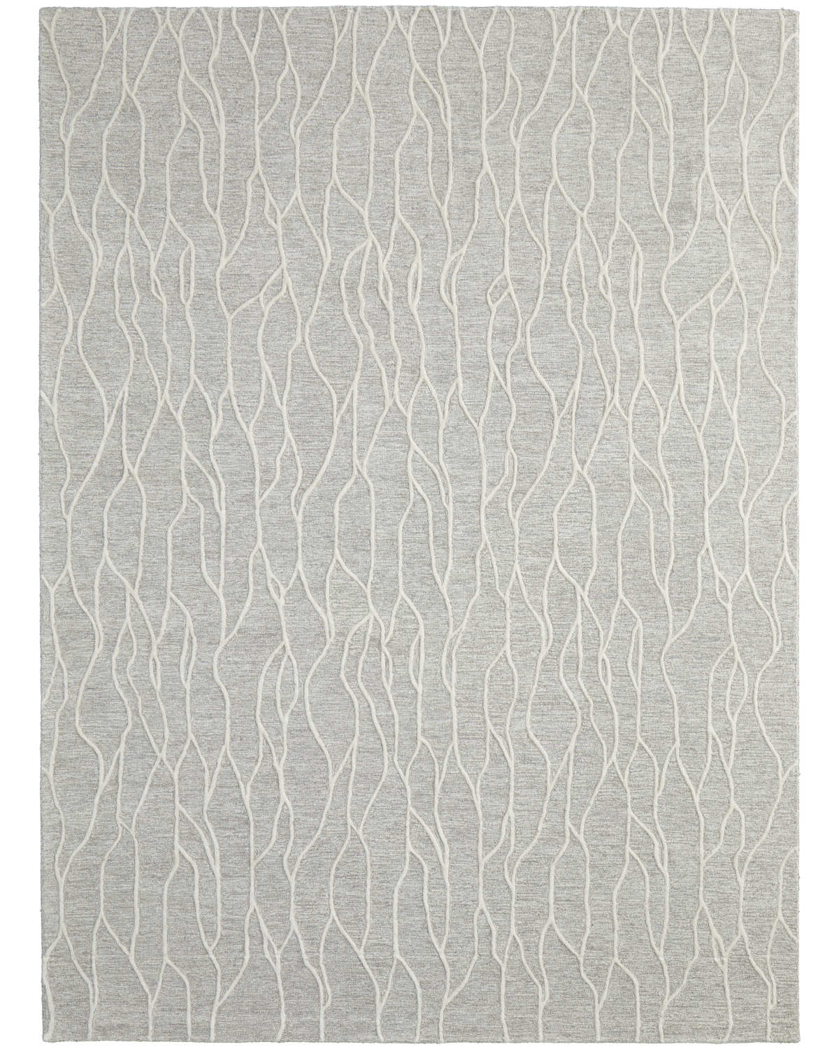 Enzo 8734F Ivory/Gray Rug by Feizy