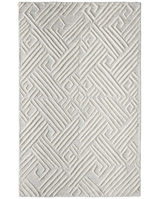 Enzo 8737F Ivory/Natural Rug by Feizy