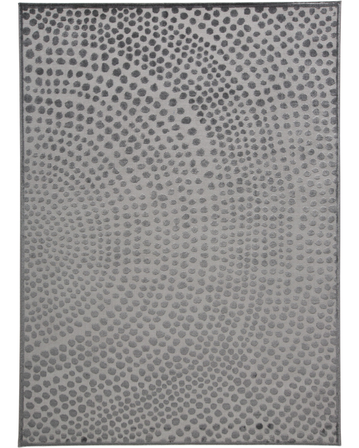 Gaspar 3835F Castle/Dark Gray Rug by Feizy