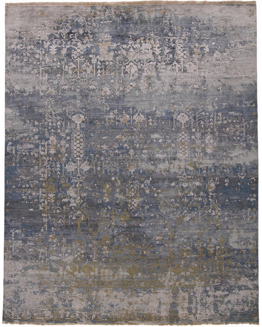 Brynn 6297F Blue/Gold Rug by Feizy