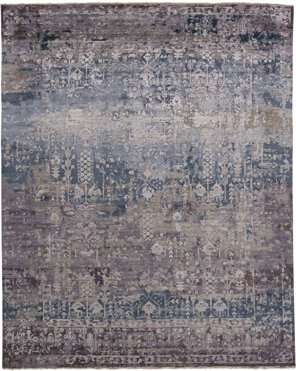 Brynn 6297F Blue/Gold Rug by Feizy