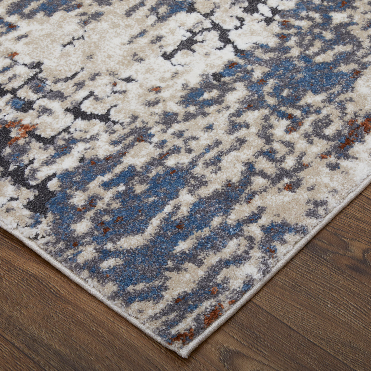 Gilmore 39MLF Ivory/Blue Rug by Feizy